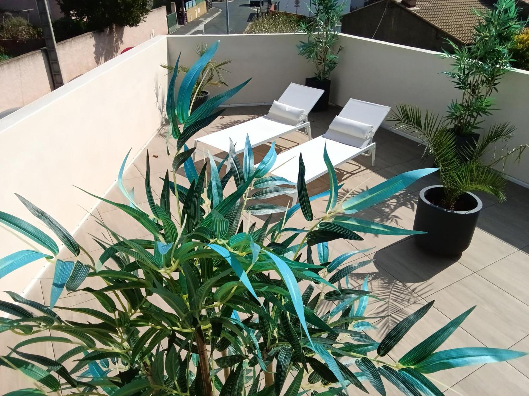 36 2 L'Air Marin Maison Duplex Grande Terrasse Нарбонна Экстерьер фото