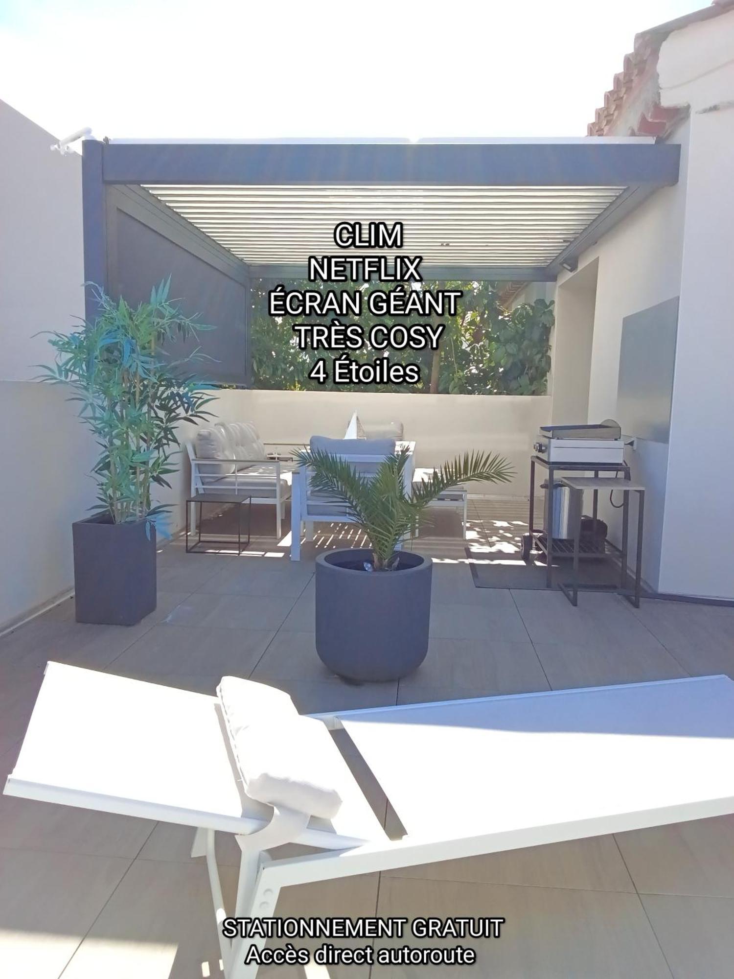 36 2 L'Air Marin Maison Duplex Grande Terrasse Нарбонна Экстерьер фото